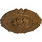 Ekena Millwork Southampton Ceiling Medallion, Hand-Painted Smokey Topaz Crackle, 16 1/2"OD x 2 3/8"P CM16SOSTC - alternate 4